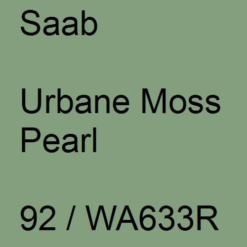 Saab, Urbane Moss Pearl, 92 / WA633R.